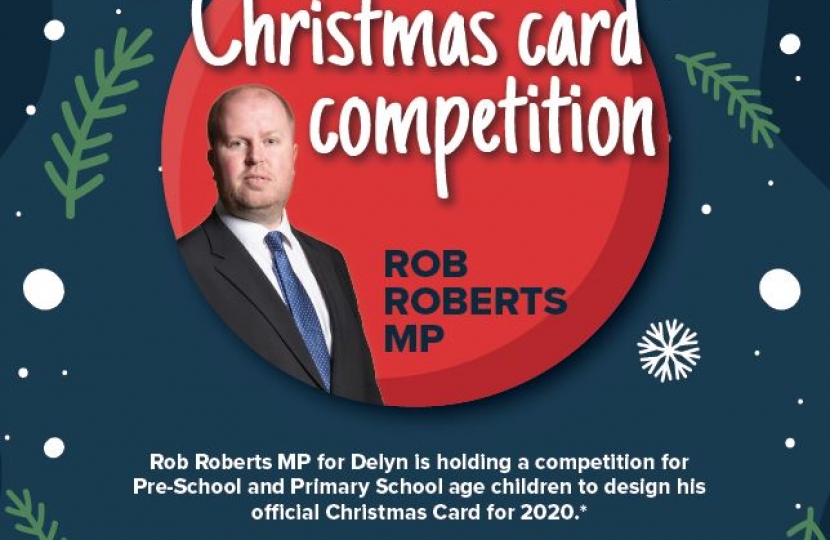 Christmas card competition 2020 flyer