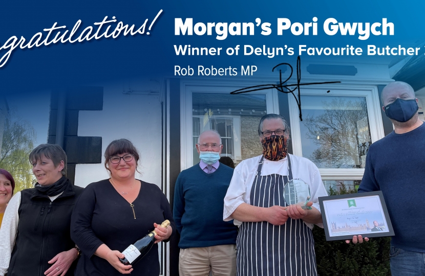Morgan's Pori Gwych wins Delyn's Favourite Butcher 2021