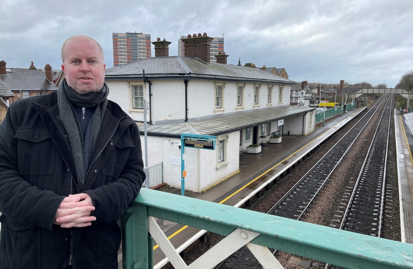 I am campaigning to improving rail links in Delyn