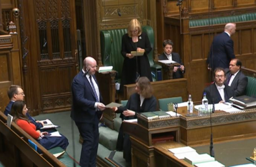 Rob Roberts MP presents Bill for its first reading
